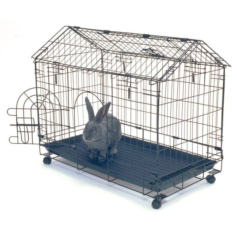 Tucker Murphy™ Pet Jeff Rabbit Cage w/ Wheels and SlideOut Tray
